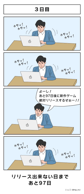 100日後にリリース出来ないゲームクリエイター
3日目 