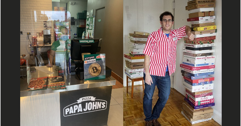 TrustWallet's tweet photo. .@PapaJohns pizza accepting #Bitcoin in El Salvador. 🇸🇻 🍕

Me in El Salvador: https://t.co/XdpfT272Tf