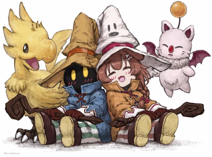 #今月描いた絵を晒そう 
いろんなころさんを描きました🥐 