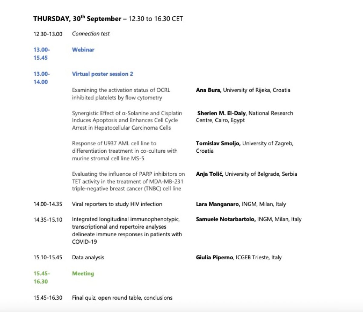 Benvenutilab (@benvenutilab) on Twitter photo Cell Imm team is working hard to solve your doubts for the round table discussion today!
Ready for the day 3 of #CytoFlowICGEB ? See you at 13.00 CET on webinar link!
#flowcytometry #Immunology
<a href="/ICGEB/">ICGEB Official</a> <a href="/BDBiosciences/">BD Biosciences</a> Cell Imm team is working hard to solve your doubts for the round table discussion today!
Ready for the day 3 of #CytoFlowICGEB ? See you at 13.00 CET on webinar link!
#flowcytometry #Immunology
<a href="/ICGEB/">ICGEB Official</a> <a href="/BDBiosciences/">BD Biosciences</a>