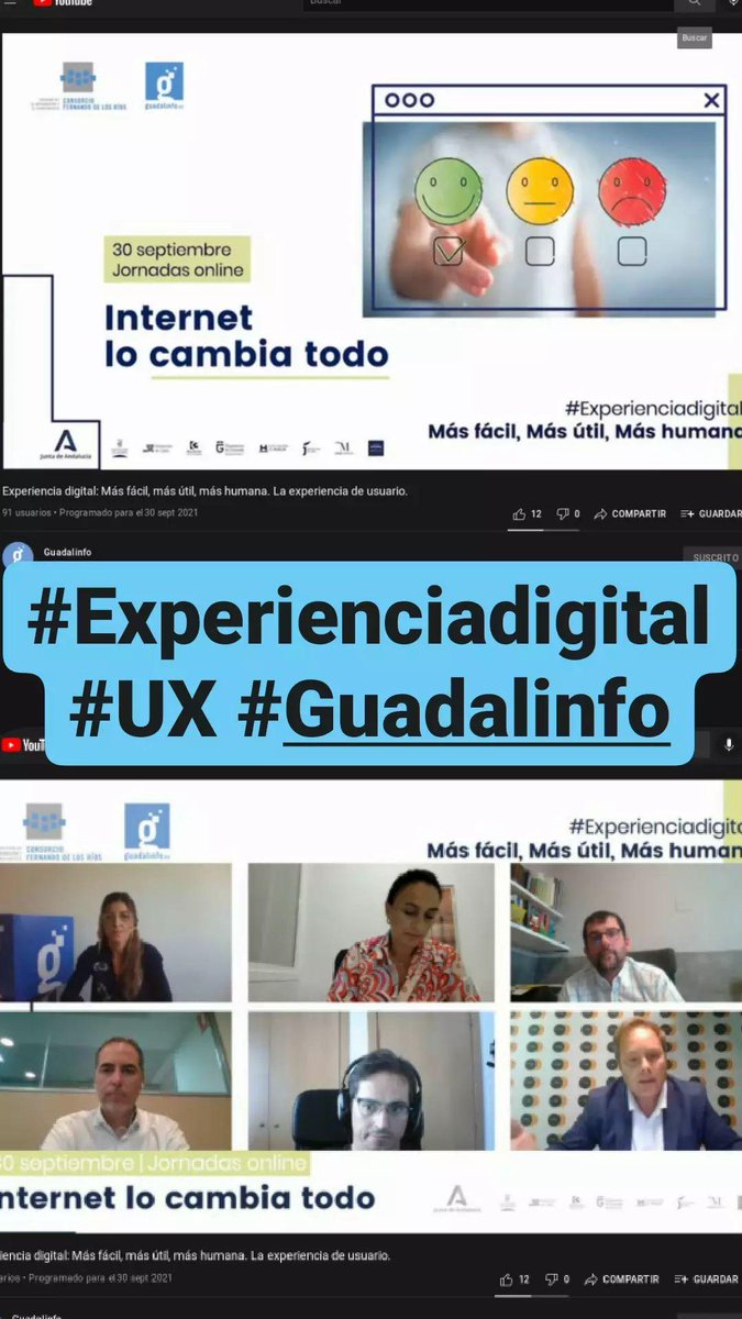 Experiencia digital: Más fáci, más útil, más humana. La experiencia de usuario.
#Experienciadigital #UX #Guadalinfo #youtube #ahora