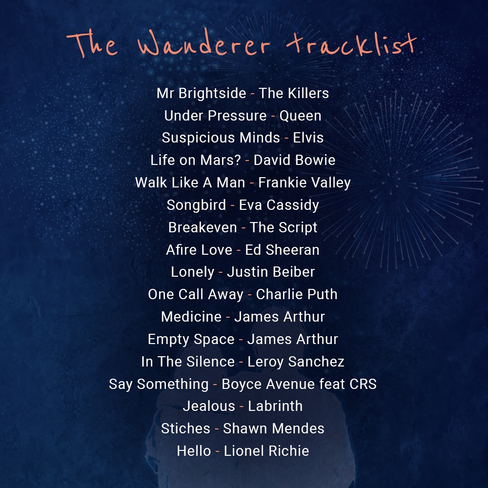 FireflyPress's tweet photo. ONE WEEK TO GO!
We're so excited to finally be able to share #TheWanderer with you all and to celebrate one week until it's go time, here's the playlist curated by @xjosiewilliamsx herself!
Go listen: https://t.co/3zgXyHEJ5R
#UKYA #YARomance #readingplaylist https://t.co/LYp3qHP9Nn