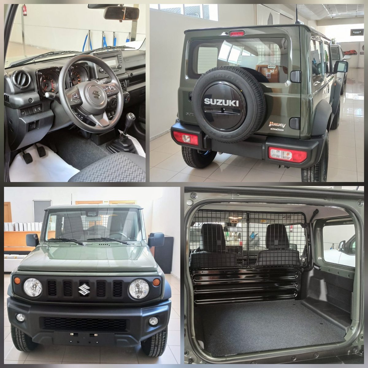 Dentro del #Jimny hay muy poco que te distraiga de la conducción. Su elegante interior negro es sencillo, sin renunciar a su belleza. Su exterior derrocha personalidad  y estilo.
¡Ven a verlo ya a nuestro concesionario!