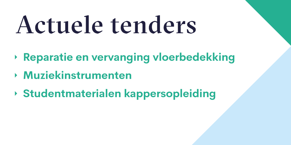 In het tastbare #tenderalert van deze week vindt u vloerbedekking, muziekinstrumenten en kappersmaterialen. Wilt u deze kans grijpen?
Dan helpen wij u graag bij het opstellen van een pakkend plan.
aanbestedingen.corusadvies.nl/actuele-tenders #aanbestedingen #tenders