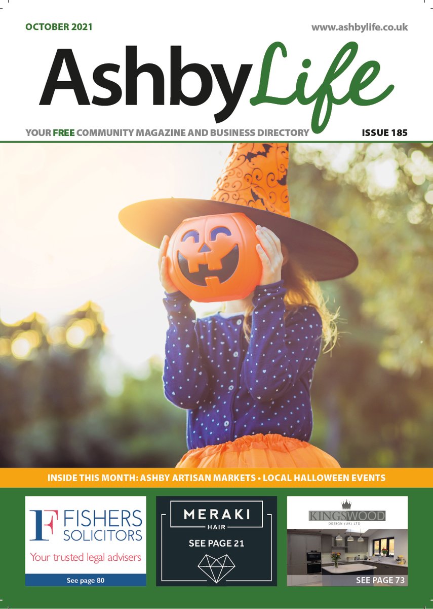 Our brand new October issue will be hitting your doormat from this weekend. You can also view the magazine online at ashbylife.co.uk