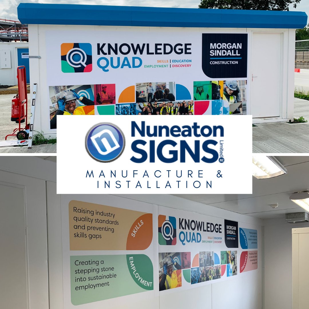 nuneatonsigns's tweet photo. Signage isn't always about wayfinding... We love these new signs we've #Installed for #MorganSindall π They add a lovely splash of colour. Have you thought about #Signage for your design project??
#Signage #Installation #SocialEnterprise #Eyecatching #TopJobTeam https://t.co/sMbLRk3XE4