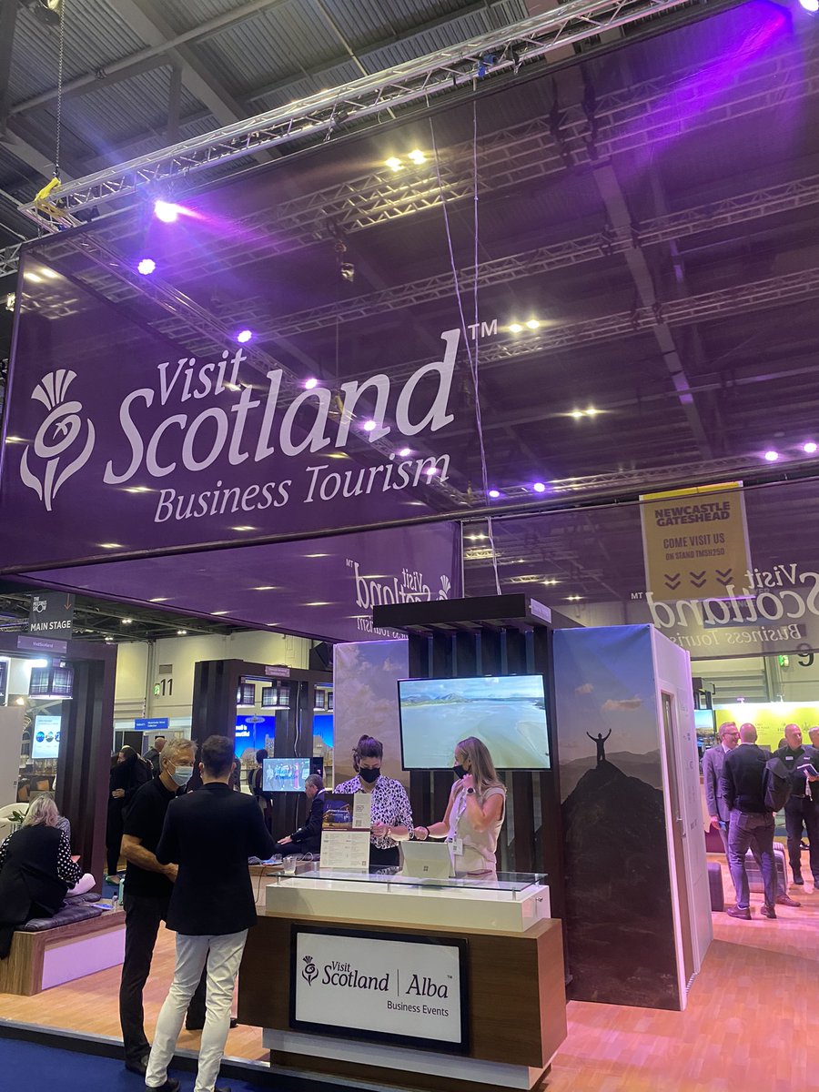 Great to be back <a href="/MeetingsShow/">The Meetings Show</a> seeing familiar faces! Come along to <a href="/VisitScotBE/">VisitScotland Business Events</a> stand TMSF250 to say hello! #JourneyToChange #MeetYouAtTheShow