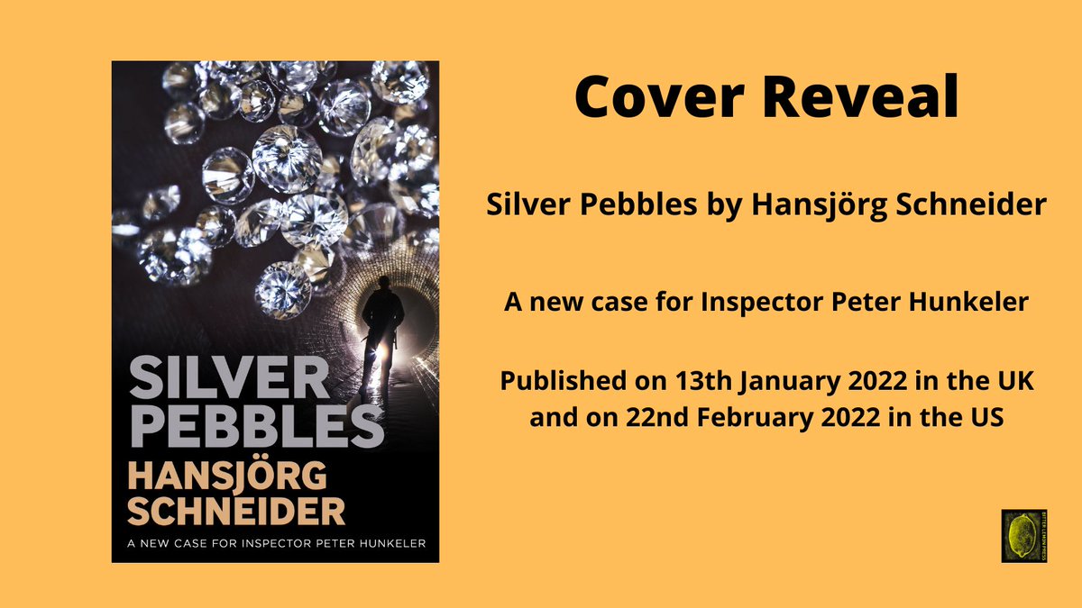 bitterlemonpub's tweet photo. We are delighted to unveil the cover of 'Silver Pebbles' by Hansjörg Schneider - winner of The Friedrich Glauser Prize for the first in the series 'The Basel Killings'. Out in UK &amp; US early next year. Any media interested in reviewing, please DM us! #coverreveal #CrimeFiction https://t.co/jfzA88xzWb