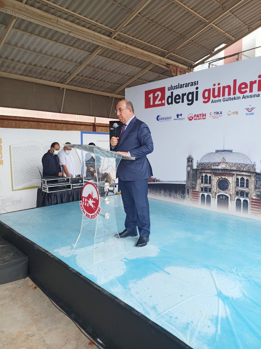 <a href="/FatihBelediye/">Fatih Belediyesi</a>  Başkan Yardımcısı Sn. Mehmet Özçelik konuşmalarını gerçekleştiriyor. #dergifuarı2021