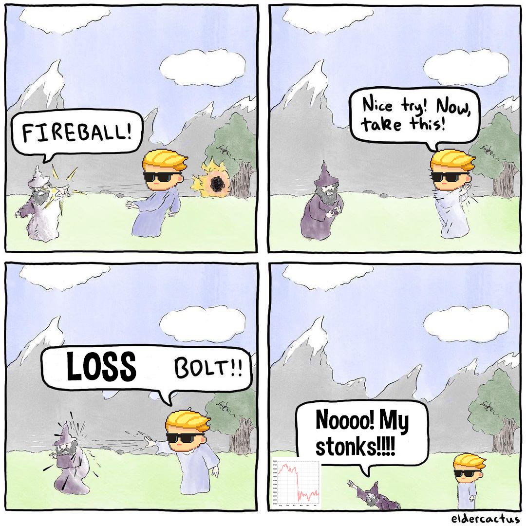 What an evil spell by the stonk mage😤

Want to practice on stocks while playing a fun mobile game? -⁠ m.onelink.me/8fe784a9⁠
⁠
#taptaptrillionaire #pixio #memestocks #stonks #amc #diamondhand