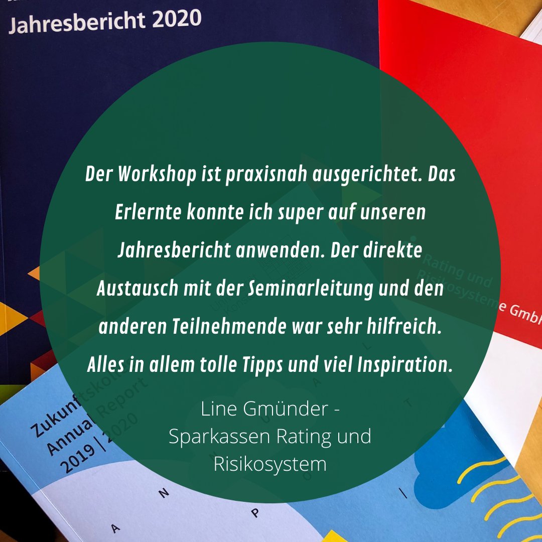 Danke für das Tolle #Feedback zu unserem #Workshop "Imageträger Jahresbericht". Falls auch ihr euren eigenen #Jahresbericht überdenken und praxisnah zur Konzeption arbeiten wollt, dann meldet euch für unseren nächsten Workshop im Mai 2022 an! trio-medien.de/workshop-jahre…