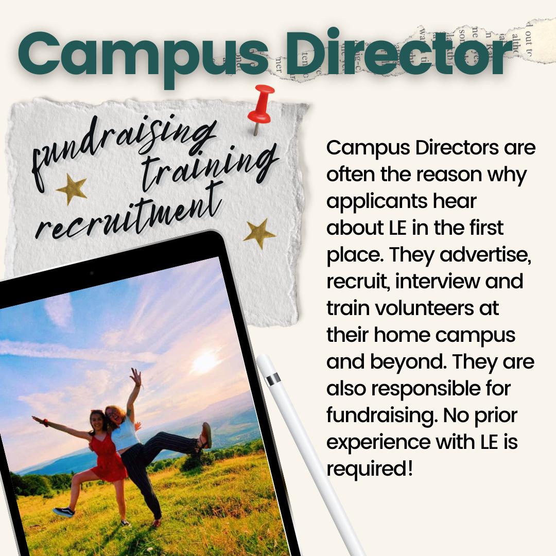 LearningEnt's tweet image. Learning Enterprises is hiring for Program Year 2022!!
WE WANT YOU!
Open Positions:
- Campus Director
- Program Director (*application closed)

Link to our staff opening page:
learningenterprises.org/team/staff-ope…