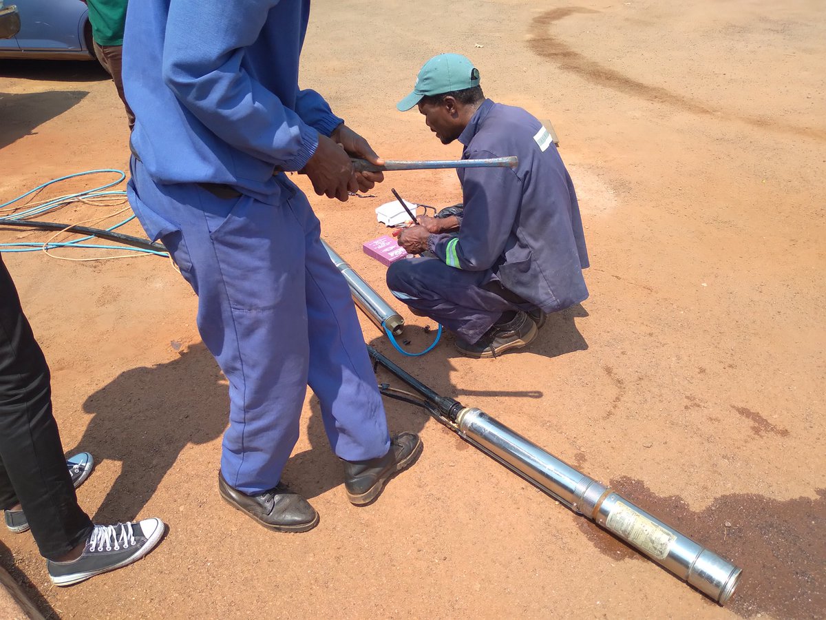 NorthHarare's tweet photo. Hatcliffe district office received a new pump for water at the office. Thanks to part of the #CDF , Water is life
Striving for better quality of service delivery .
#DevelopingHarareNorth https://t.co/C4Ua9BBD3T