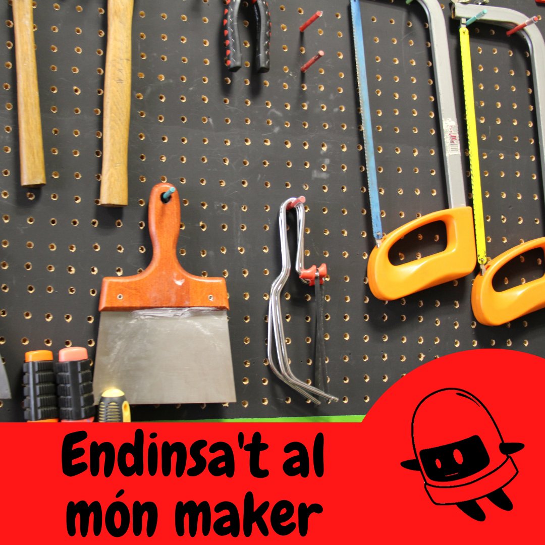 MakerConvent's tweet photo. Endinsa’t al món maker amb el nostre taller, una visió per fer un tast de les coses que fem en un espai maker! #bemaker
Link a inscripcions: https://t.co/RTnV54wzxi https://t.co/RVfr42JTCV