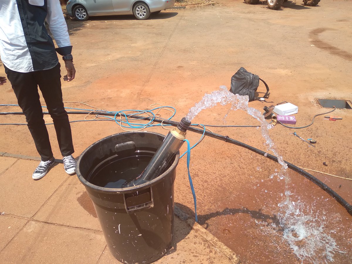 NorthHarare's tweet photo. Hatcliffe district office received a new pump for water at the office. Thanks to part of the #CDF , Water is life
Striving for better quality of service delivery .
#DevelopingHarareNorth https://t.co/C4Ua9BBD3T