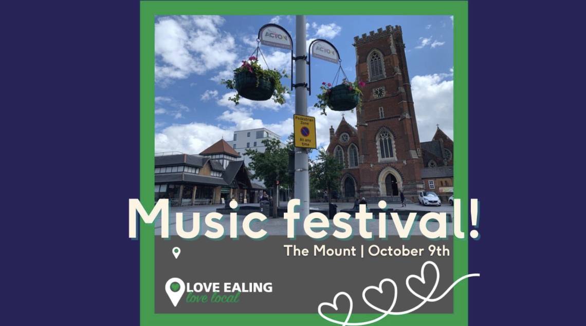 As part of Ealing’s #HighStreetTaskForce, @YourActonBID is hosting a one-day music festival with @hanwell_hootie!It's part of a series of #LoveEalingLoveLocal activities to celebrate our high streets.⁠Want to come along? You bet you do!⁠
🗓️Sat 9th Oct⌚11am - 5pm⁠📍The Mount⁠