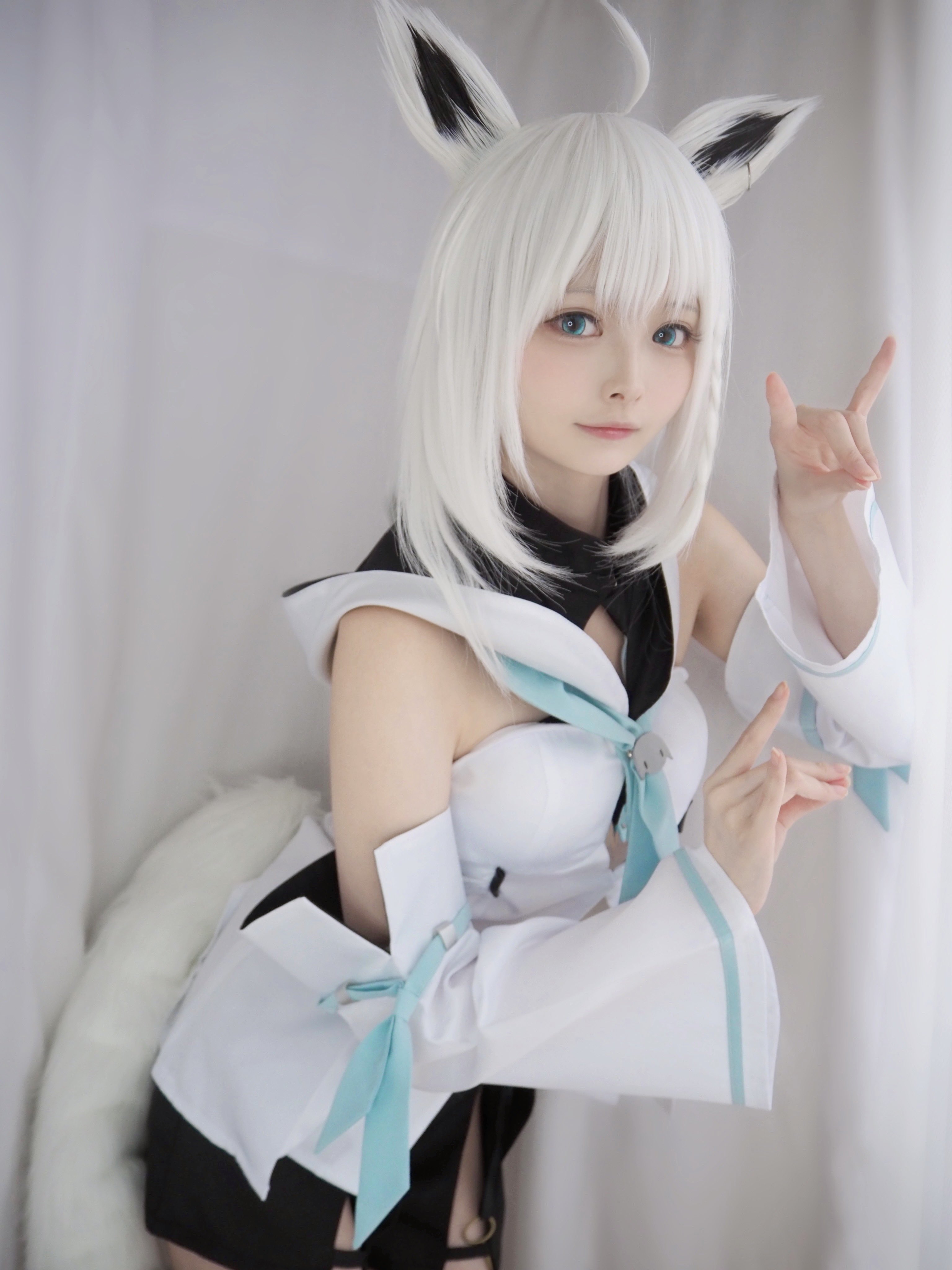 白上フブキ コスプレ フルセット XS 白上フブキ コスプレ フルセット