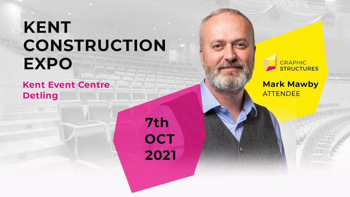 Mark Mawby is attending #KentConExpo, the largest gathering of construction industry professionals, contractors, and suppliers in the South-East. 

#GraphicStructures #Engineering 
#civilengineering #Construction #innovation  #KentInvictaChamberofCommerce #networking