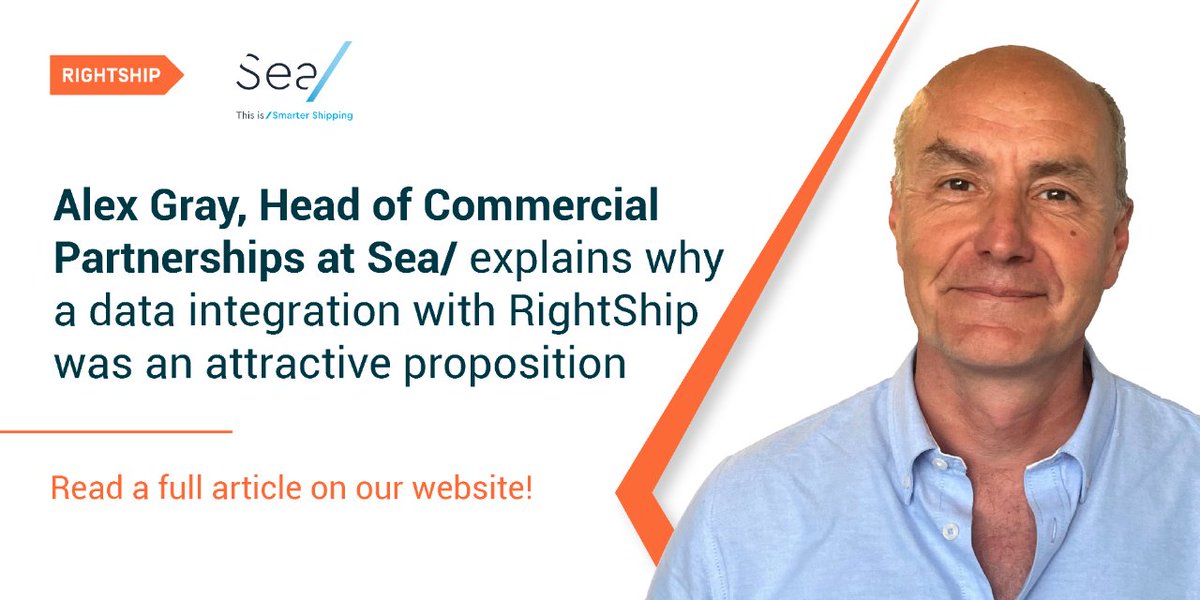 RightShip_'s tweet photo. Alex Gray, Head of Commercial Partnerships at @SeaMaritech explains why a data integration with RightShip was an attractive proposition, and what the future holds for our new partnership: https://t.co/q8SlpyrItB

#MaritimeDueDiligence #MaritimeAPI https://t.co/b5xqM9C2v9