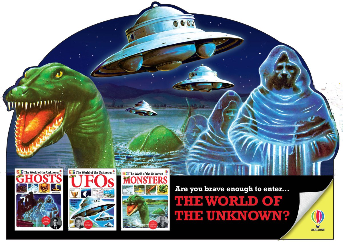 hauntedmagazine's tweet photo. LAST CHANCE to bag yourself @Usborne's #TheWorldOfTheUnknown Trilogy of books #AllAboutGhosts #AllAboutUFOs #AllAboutMonsters complete with a limited edition standee

Purchase #issue31 of #HauntedMagazine before the end of Today &amp; you could bag these awesome books &amp; rare standee https://t.co/eGZRovt9mn