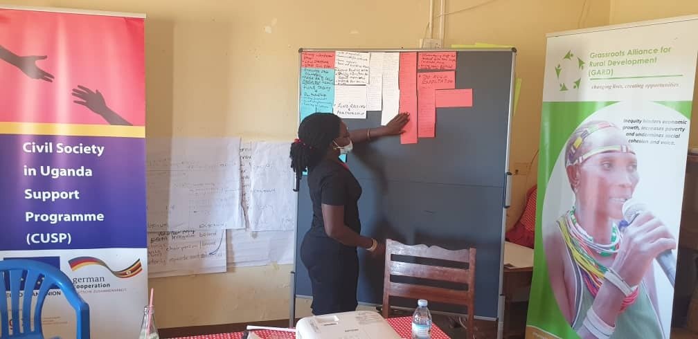 GIZ CUSP offers locally-tailored technical support &amp; capacity devt to strengthen local partners capacities in UG, implemented by <a href="/giz_uganda/">GIZ Uganda</a> funded by <a href="/EUinUG/">EU in Uganda</a> <a href="/BMZ_Bund/">Bundesentwicklungsministerium</a>. <a href="/AhamednurL/">Ahamednur Lomwar</a> <a href="/JBaudach/">Janine Baudach</a> <a href="/AToolit/">Ambrose D Toolit</a> GARD institutional strengthening on strategic plan development&amp;policy review