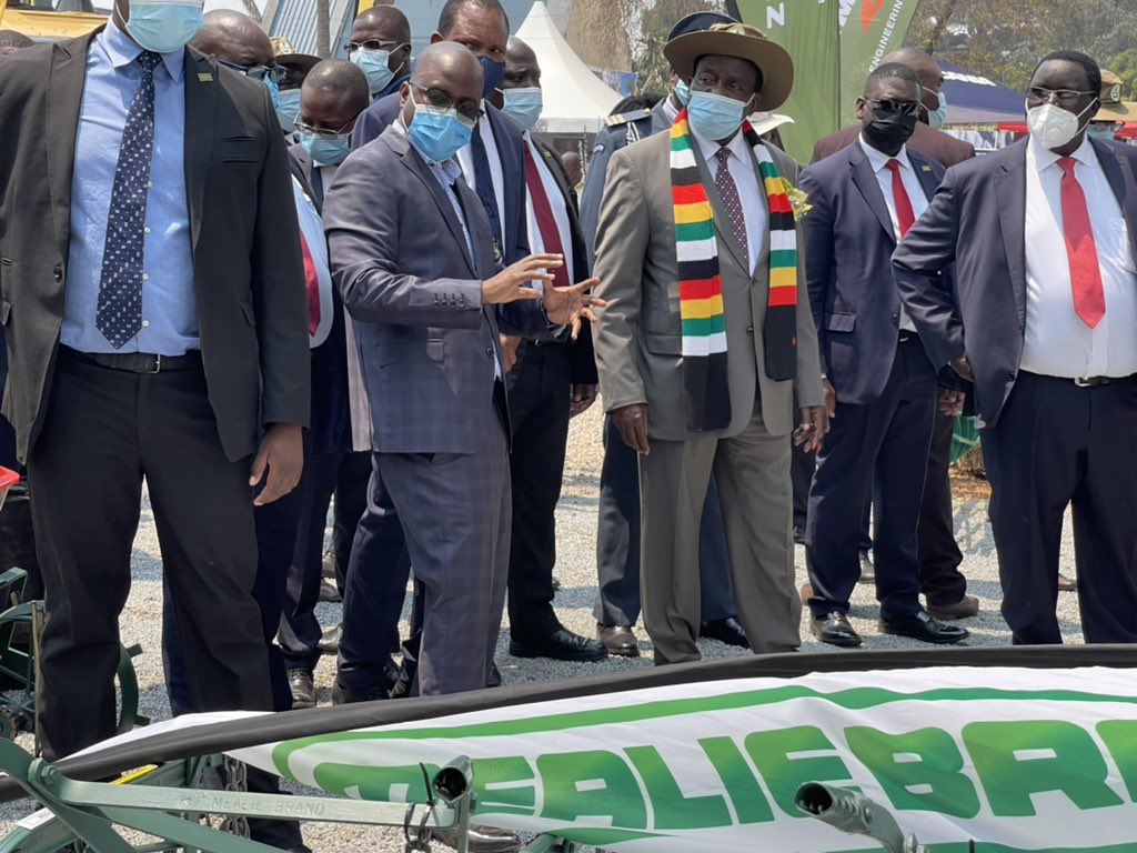 nyakvn's tweet photo. “We are prepared for both the agricultural season and infrastructure projects happening in country to support NDS1 and vision 2030.” My message to HE Cde ED Mnangagwa @basera_john @zimplow @BarzemEnterpri1 @farmec @mealiebrand @trentyre https://t.co/FppuxQasUV