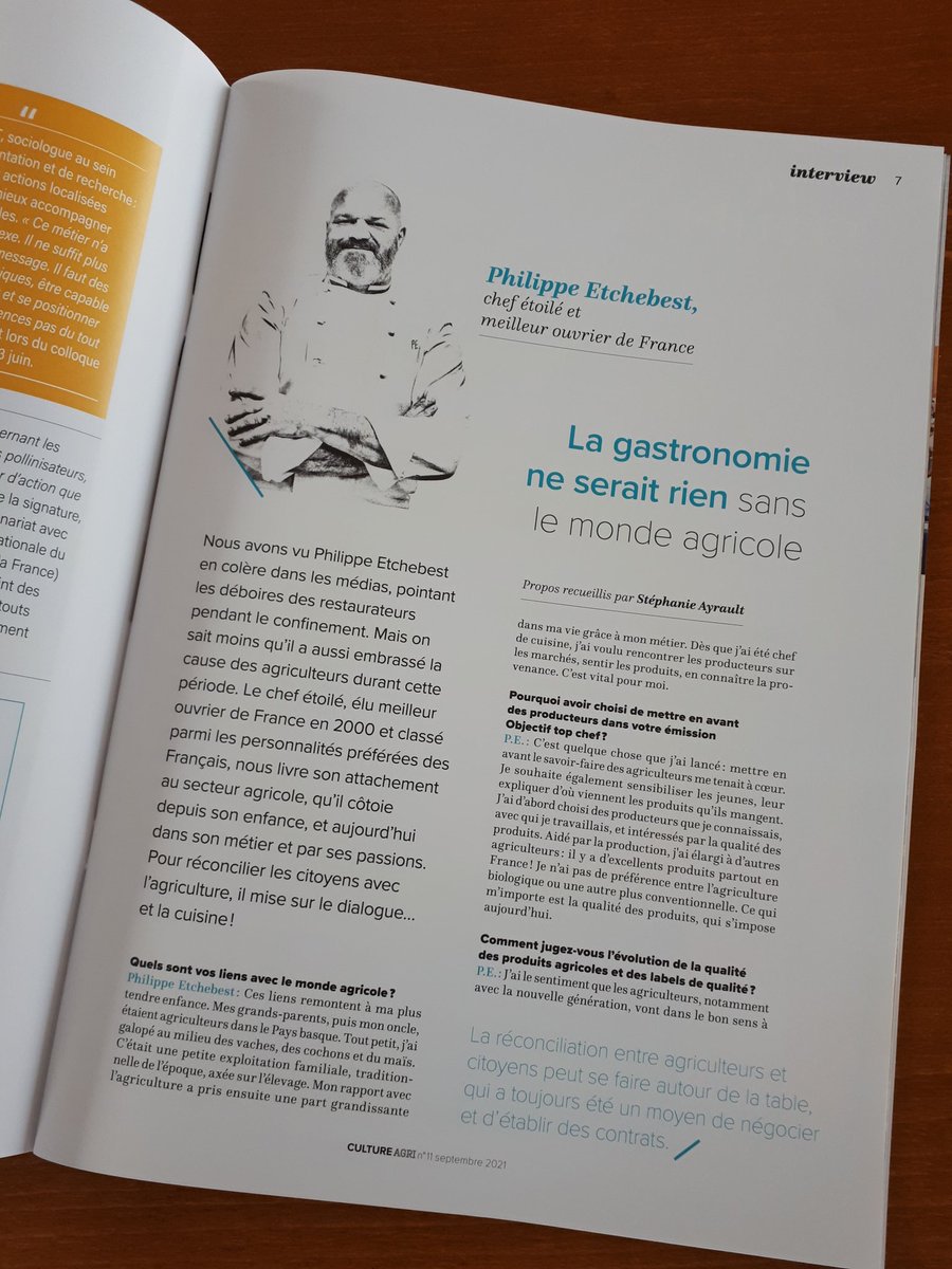 Avez-vous déjà vu Philippe Etchebest dans les bras de Julien Denormandie ? Si non, abonnez vous sans trainer à <a href="/cultureagri/">Culture Agri, le magazine de l’agriculture durable</a>.

Cc <a href="/Chef_Etchebest/">Philippe Etchebest</a> <a href="/J_Denormandie/">Julien Denormandie</a>