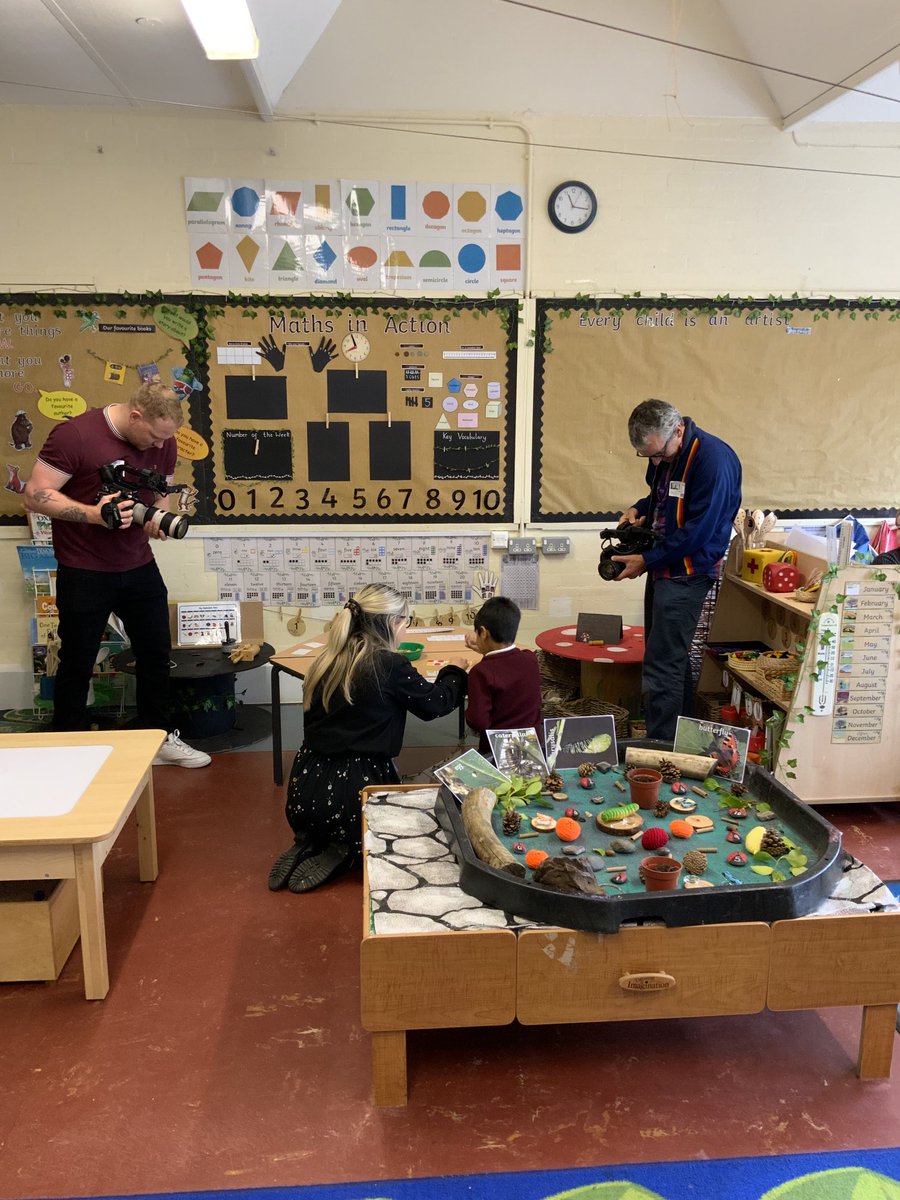 MountStewartSch's tweet photo. We are very proud to be chosen by the DFE (Department of Education) @educationgov.uk to film EYFS exemplification materials in Reception. Our teachers were filmed facilitating assessment activities and sharing best practice. ⁦@Brent_Council⁩ https://t.co/wFtA1pwrYN