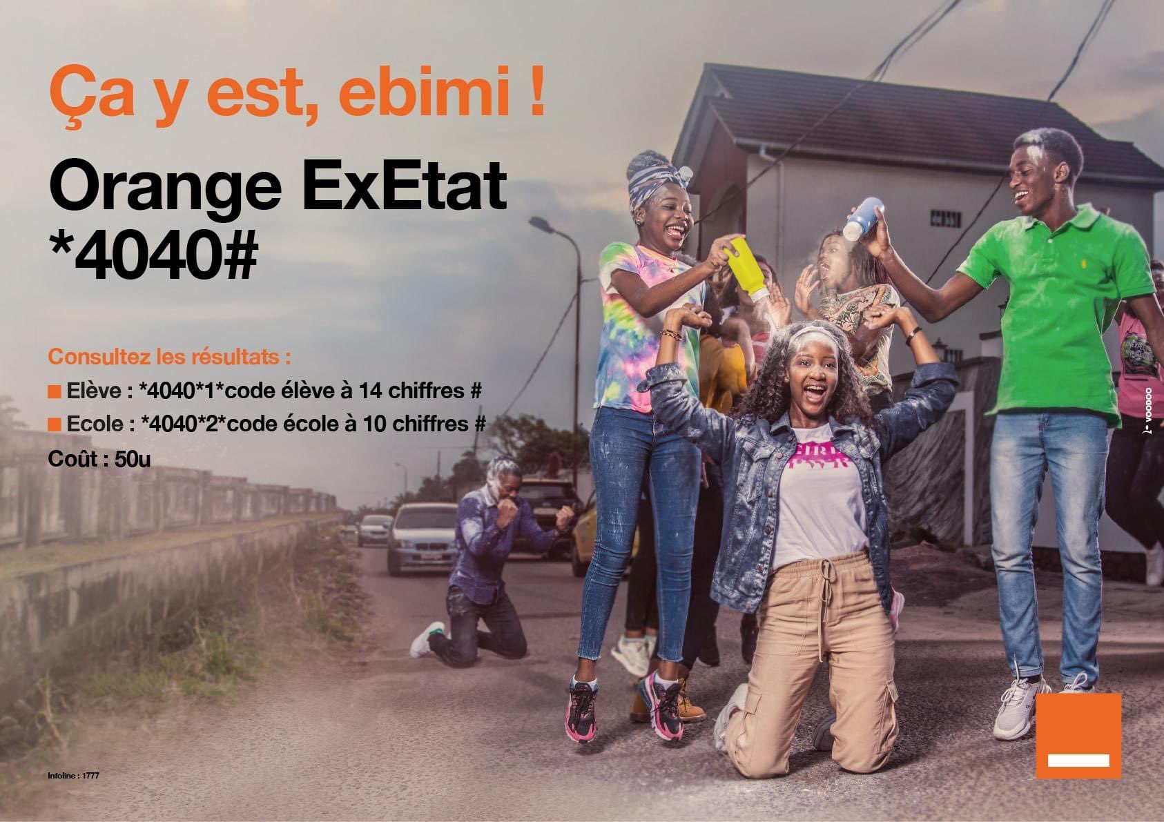 Orange RDC on X: "ça y est, ebimi! Les résultats du Haut Katanga sont disponibles chez #Orange: Composez *4040*1*Code élève à 14 chiffres# Yes pour vérifier vos résultats. N'oubliez pas de partager