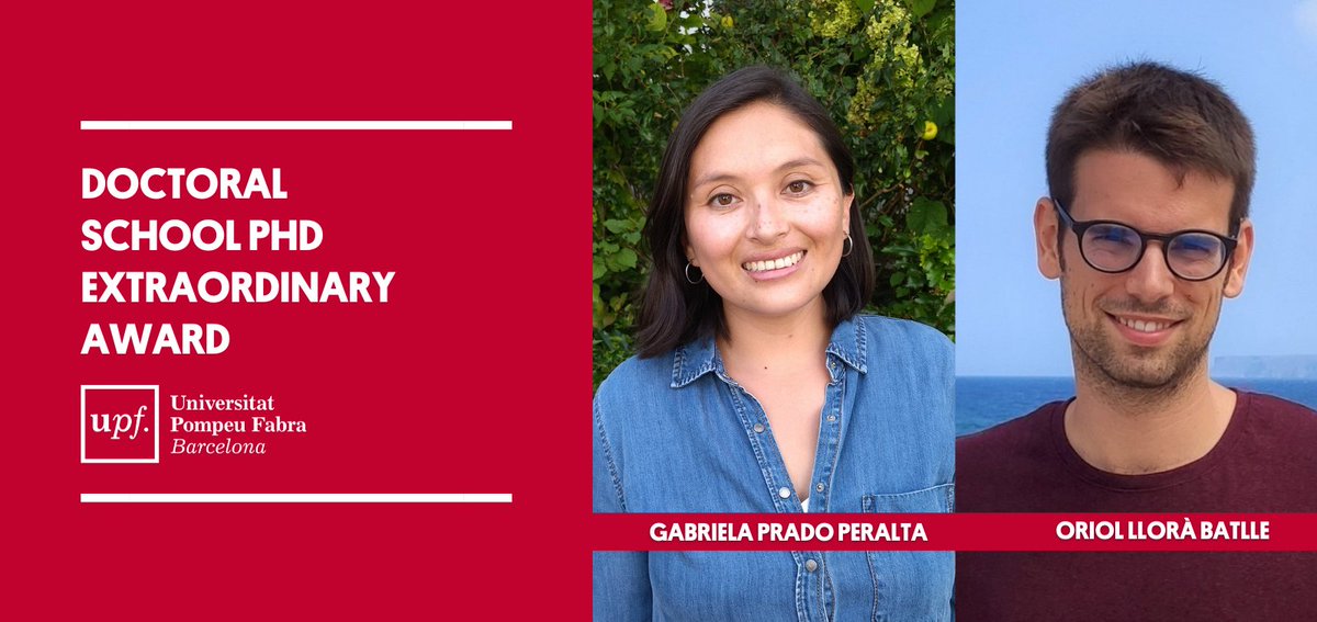 ISGlobal (@isglobalorg) on Twitter photo 🙌🏿 ¡Nuestra enhorabuena a <a href="/gabriela___p/">Gabriela P. Peralta</a> y <a href="/oriol_llb/">Oriol Llorà Batlle</a>! 🏆 Los dos investigadores de #ISGlobal han recibido el premio extraordinario de doctorado de la <a href="/UPFBarcelona/">UPF Barcelona</a> por sus tesis sobre función pulmonar y epigenética de la malaria, respectivamente.
#Awards
ow.ly/tG5850GjhOX 🙌🏿 ¡Nuestra enhorabuena a <a href="/gabriela___p/">Gabriela P. Peralta</a> y <a href="/oriol_llb/">Oriol Llorà Batlle</a>! 🏆 Los dos investigadores de #ISGlobal han recibido el premio extraordinario de doctorado de la <a href="/UPFBarcelona/">UPF Barcelona</a> por sus tesis sobre función pulmonar y epigenética de la malaria, respectivamente.
#Awards
ow.ly/tG5850GjhOX