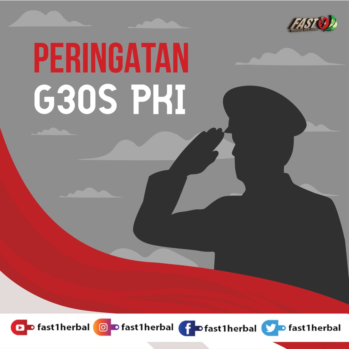 fast1herbal's tweet photo. Memperingati G 30S PKI

"Tidak ada kematian yang sia-sia, begitu juga dengan kematian pahlawan kita akibat G30S/PKI, mereka mati atas nama bangsa Indonesia"

#30SPKI #G30SPKI #fast1herbal #herbal https://t.co/JgTrz9Xyfi