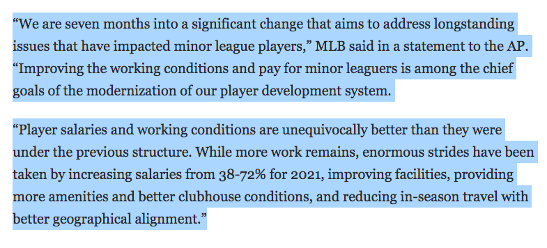 MiLB Players tweet media