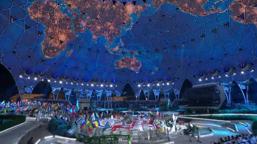 IvaHamel's tweet photo. #EXPO 2020 Amazing Opening Ceremony brings the world together to share ideas for the #future in the next 6 months. #WorldBank will be joining many events. https://t.co/Ouk2Ifshyn