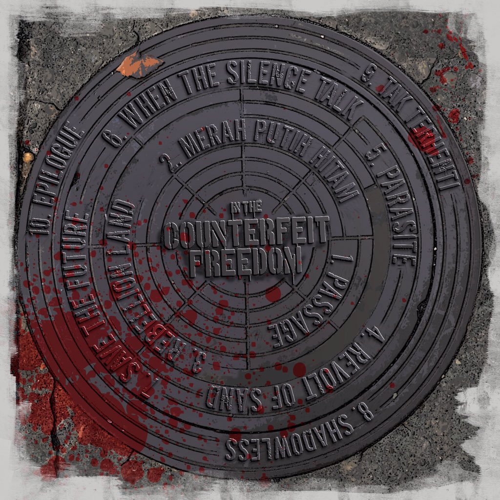 OUT NOW!!!!!!
REVOLT OF SAND 1st FULL LENGTH ALBUM 'IN THE COUNTERFEIT FREEDOM'
(Hardpack Package) in a limited copy.
10 tracks with strong languages

distributed by yours trully (@)fistvalley.records
visit the page and grab yours!

#InTheCounterfeitFreedom
#AgainstTheParasite