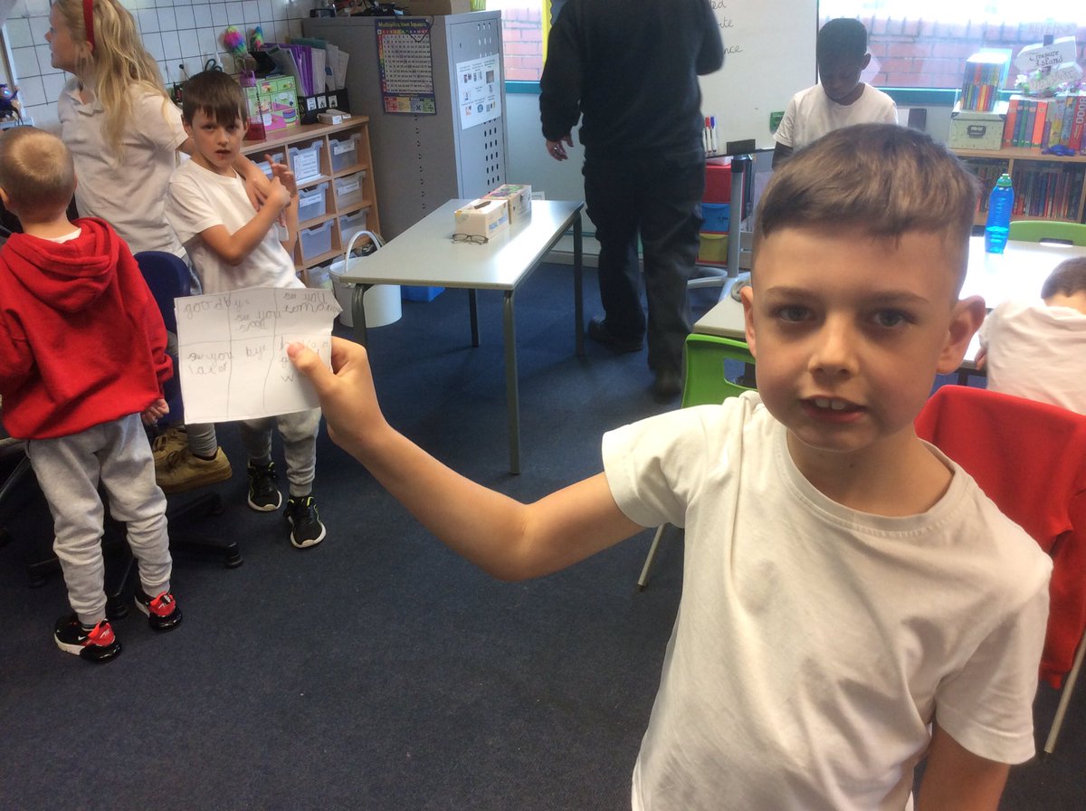 Year 3 learnt to say goodbye in French this week. They made a game to help them remember different ways to say bye #joeysfrench