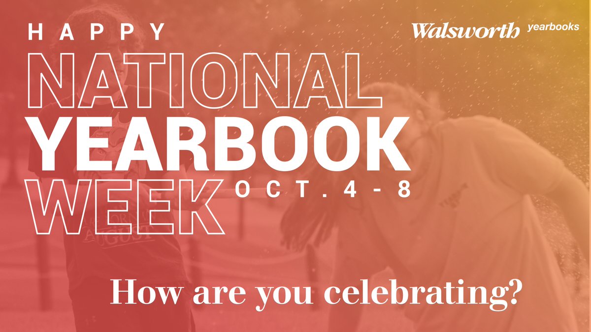 YBKBecky's tweet photo. National Yearbook Week (Oct. 4-8) is just around the corner! Do you know why yearbook gets a FULL WEEK to celebrate and not just one day like most holidays? Back in 1987, President Ronald Reagan declared the week of Oct. 4 as National Yearbook Week! #Walsworth #yearbooks #NYW2021 https://t.co/IL1h8MDnb9