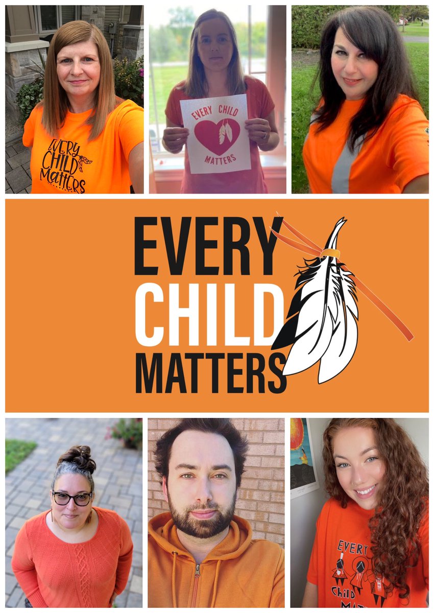 On #OrangeShirtDay, wear orange to show that #EveryChildMatters. La #JourneeDuChandailOrange, porte de l’orange pour montrer que #ChaqueEnfantCompte. #ABSB_DGCPS #ABSBSocialCommittee #ComitéSocialdelaDGCPS #NationalDayforTruthandReconciliation