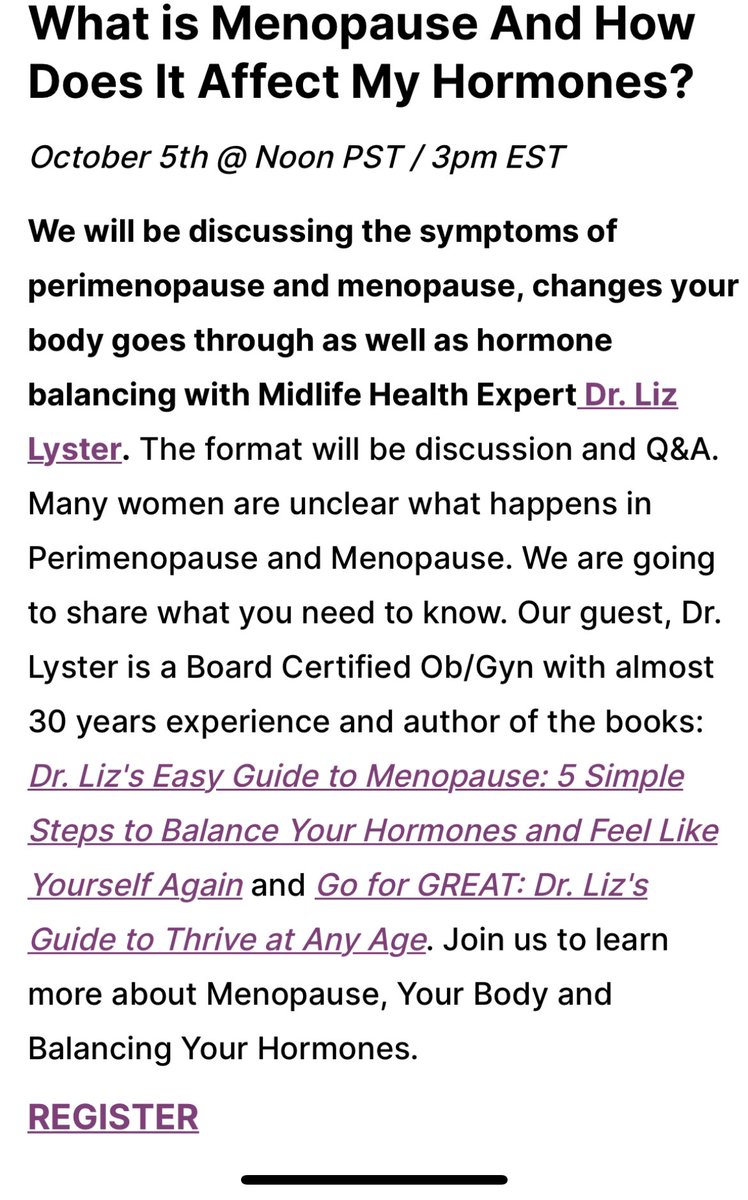 HotFlashesCoolTopics (@coolflashes) on Twitter photo Sign up for free for our new series on Menopause & Positive Aging starting on October 5th with <a href="/HelloRevel/">HelloRevel</a> 
#menopause #women #womenshealth #perimenopause #menopauserevolution 
hellorevel.com/events/10-05-2… Sign up for free for our new series on Menopause & Positive Aging starting on October 5th with <a href="/HelloRevel/">HelloRevel</a> 
#menopause #women #womenshealth #perimenopause #menopauserevolution 
hellorevel.com/events/10-05-2…