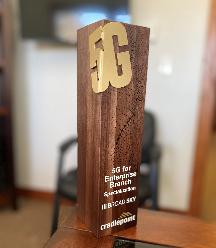 BroadSkyNetwork's tweet photo. By receiving this specialization, Broad Sky Networks will support Cradlepoint’s efforts of selling the industry’s most comprehensive portfolio of #5G solutions. https://t.co/H4KR9L4ZPP