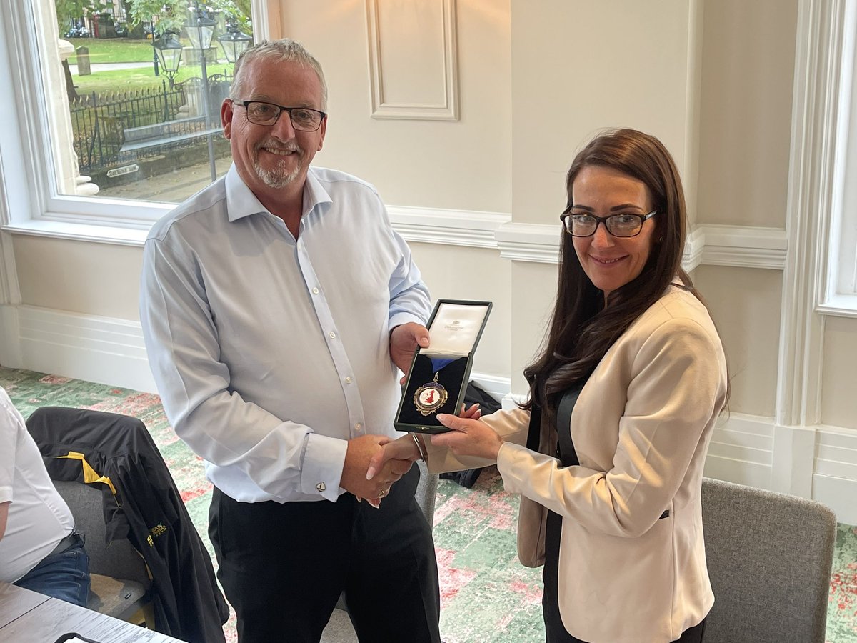 Great to see Emma Barber getting the chain of office once held by her father Peter as chair of S-E Regional Council for <a href="/RHANews/">RHA</a> <a href="/evbarbercollins/">Emma Barber Collins</a> congrats Emma!