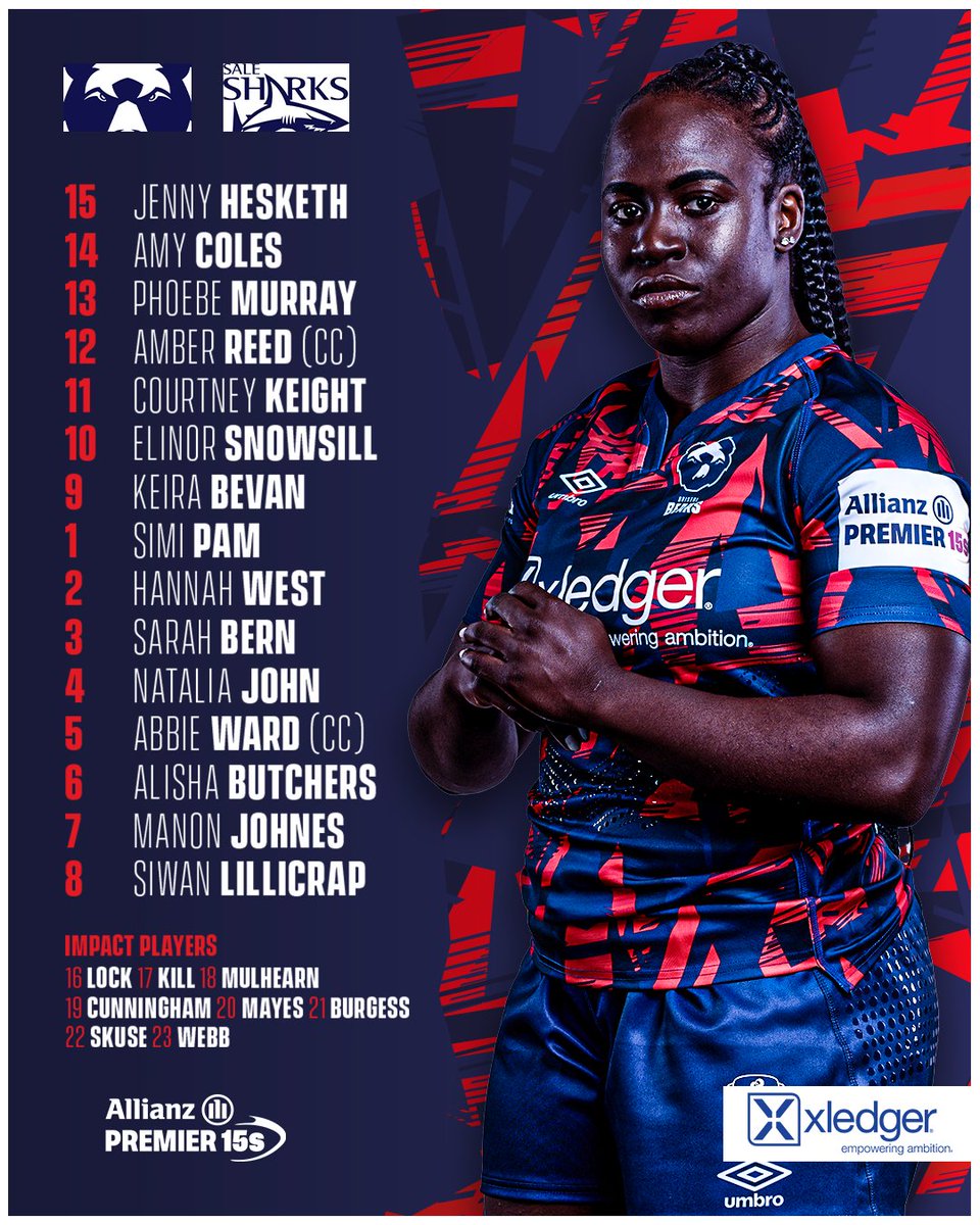 Back in 𝐛𝐮𝐬𝐢𝐧𝐞𝐬𝐬. 💼

#BRIvSAL | #BristolBearsWomen