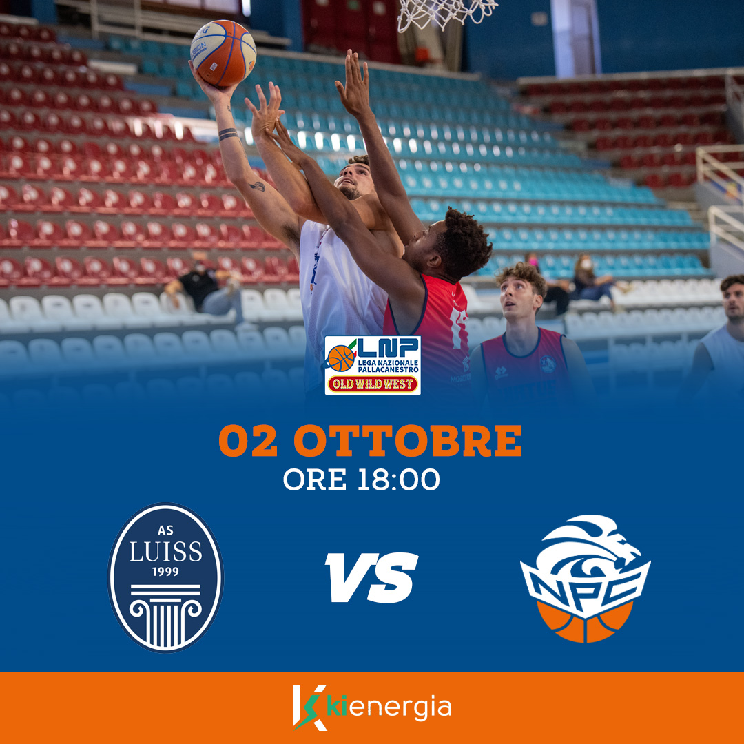 💥 1 giornata di Campionato Lnp #OldWildWest

👉 BNL Luiss Roma vs Kienergia Rieti 
📅 02/10/2021 
⏰ 18:00
💻 Live streaming 
lnppass.legapallacanestro.com

<a href="/LNPSOCIAL/">Lega Nazionale Pall</a> 
<a href="/SportLUISS/">Luiss Sport</a> 

#KienergiaRieti #NpcRieti #PassoDopoPasso #Lnp #Basket #Campionato #SerieB