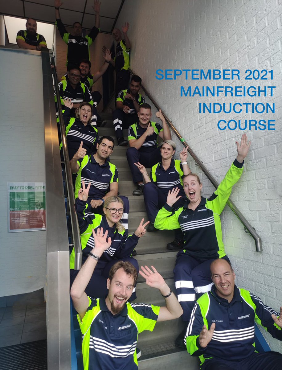 mainfreight's tweet image. We are so happy to welcome our team members back to our Training Centre again, after such a long time 🤩

Here a team snapshot of one of the first Induction Courses.

#InductionCourse
#SpecialPeopleSpecialCompany
#Mainfreight