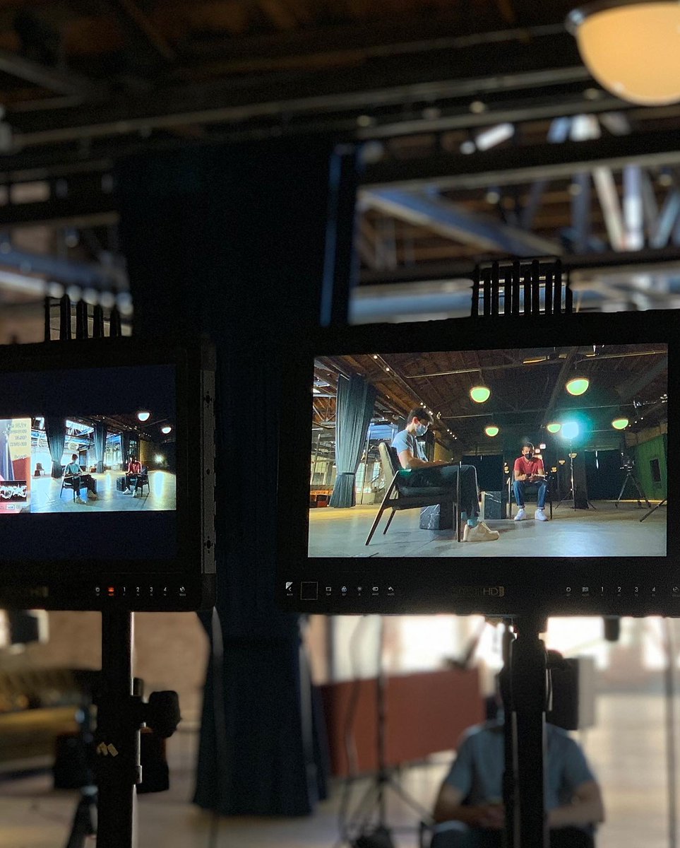 TropeReader's tweet image. It’s #NationalPodcastDay! We’re throwing it back to the filming of our Trope Stories podcast episode with @TobiShinobi 🎥 All 7 episodes of Trope Stories with emerging photographers are available to listen and watch on @ApplePodcasts, @Spotify and @YouTube 🎞