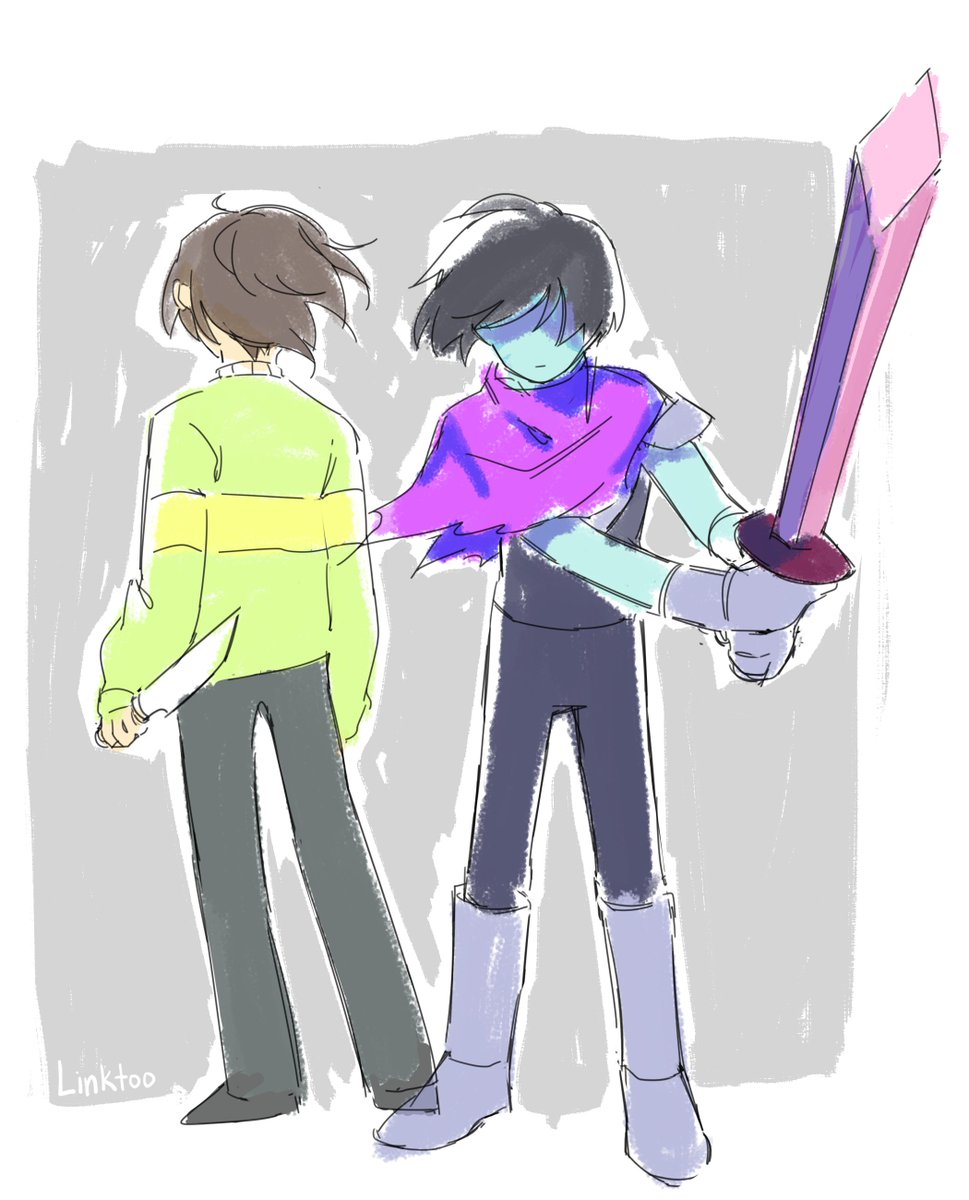 been thinking about kris a lot lately
#deltarune 
