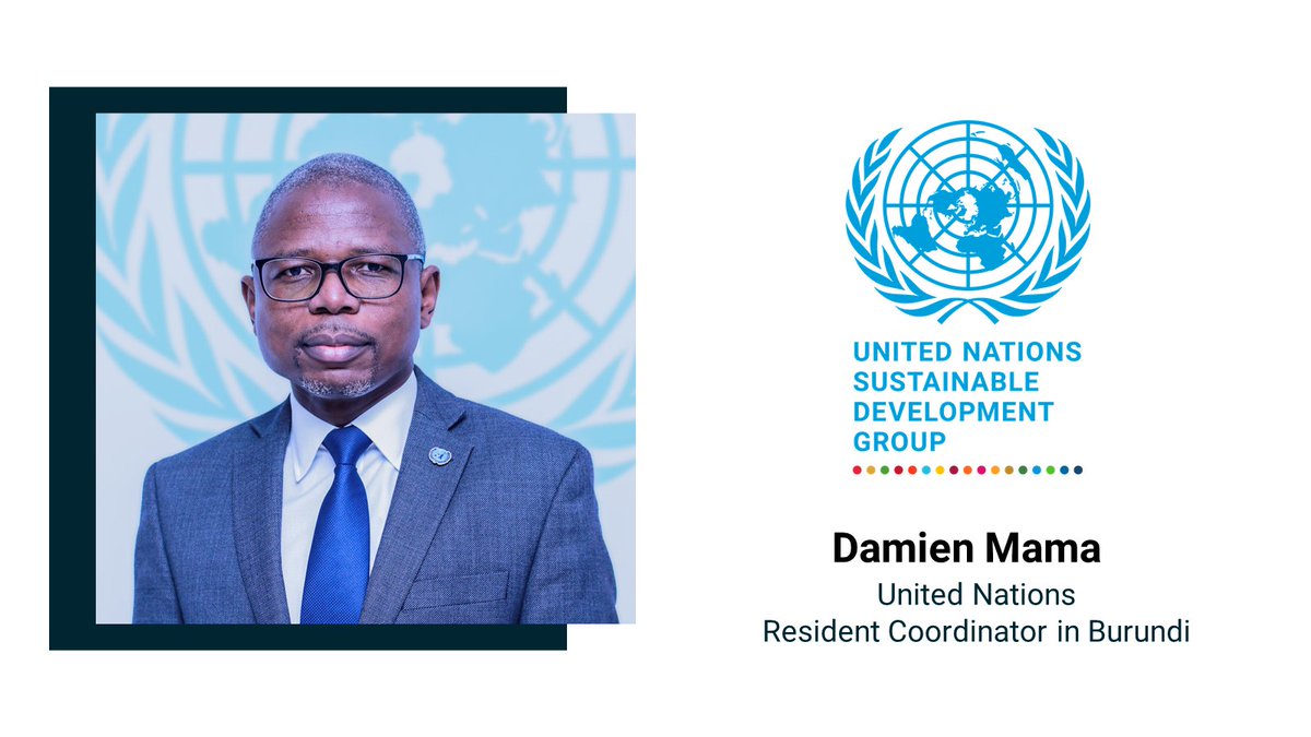 UN_SDG's tweet photo. Congrats to @DamienMama on his appointment by @UN chief @antonioguterres to lead @UN_Burund! Looking forward to working w/ you &amp; our team in Burundi as you're supporting the gov't responses to COVID-19 to #recoverbetter for #GlobalGoals.

⏩https://t.co/LkBzjo1c0d https://t.co/XWPZWJmlOu