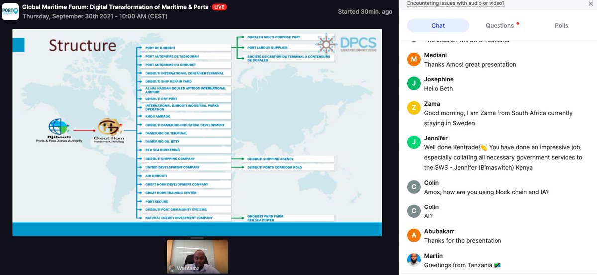 Today our Innovation Manager 🍃 has attended #GlobalMaritimeForum: Digital Transformation of Maritime &amp; Ports today!!⚓️ Check some pictures of the great event!