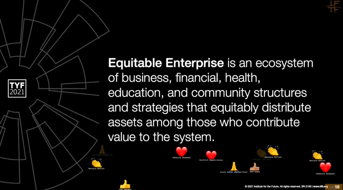 Institute For The Future (@iftf) on Twitter photo . <a href="/mgorbis/">marina gorbis @mgorbis .bsky.social</a> talks w/ @vanishingcorp, author of The Vanishing American Corporation, about how we can encourage enterprises that provide good jobs #TYF2021 #equitableenterprise <a href="/IFTF_inequality/">IFTF Equitable Futures Lab</a> . <a href="/mgorbis/">marina gorbis @mgorbis .bsky.social</a> talks w/ @vanishingcorp, author of The Vanishing American Corporation, about how we can encourage enterprises that provide good jobs #TYF2021 #equitableenterprise <a href="/IFTF_inequality/">IFTF Equitable Futures Lab</a>