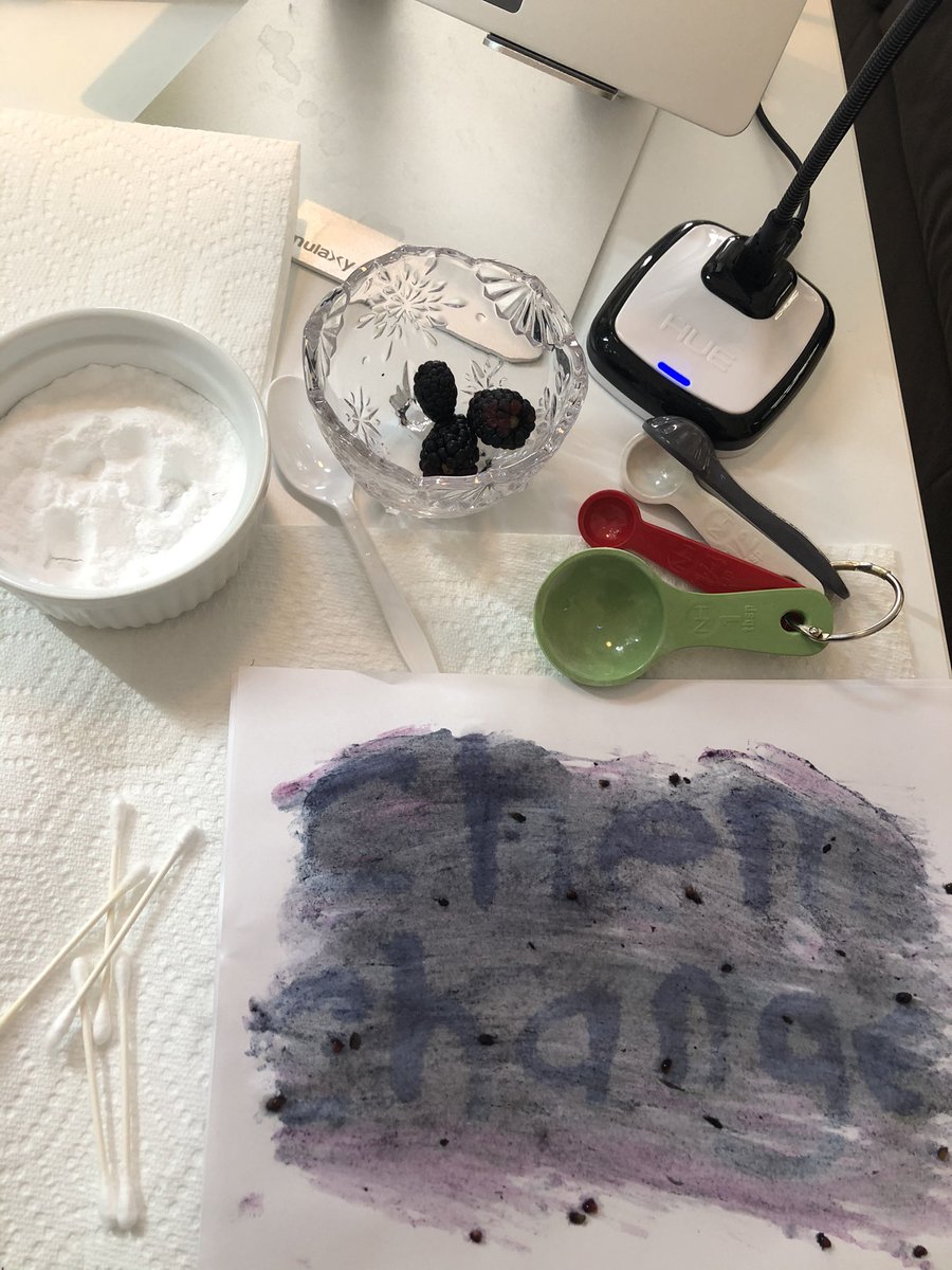 Teaching chemical vs physical is always fun. This year I made an experiment called “The Secret Message.” <a href="/MsPedraja/">Monica Pedraja</a> @HillsVirtualK12 <a href="/WeAreHAEST/">HAEST</a>