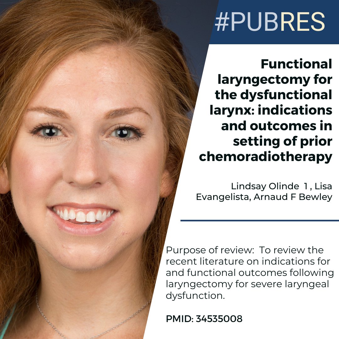 UCDavis_OTOHNS's tweet photo. Time for our monthly #PubRes announcement!
Congratulations Dr. Lindsay Olinde! 👏💯
#PubResMonthly #residENTs #UCDENT #ucdavis #MedEd #PubMed #UCDavisOto #otolaryngology https://t.co/oQ2nQZ6rbu